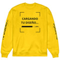 Sudadera Unisex Oversize Amarillo personalizado en Guatemala – BrandLab – vista frente