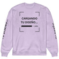 Sudadera Unisex Oversize Lila personalizado en Guatemala – BrandLab – vista frente