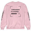 Sudadera Unisex Oversize Rosa personalizada en Guatemala – BrandLab – vista frente