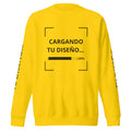Sudadera Unisex Premium Amarillo personalizado en Guatemala – BrandLab – vista frente