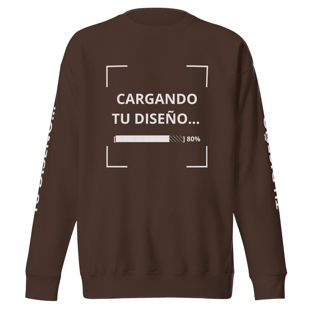 Sudadera Unisex Premium Café personalizado en Guatemala – BrandLab – vista frente