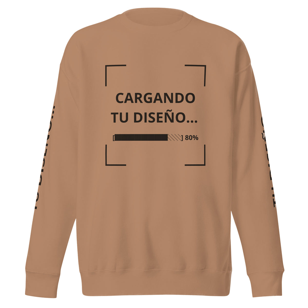 Sudadera Unisex Premium Cocoa personalizado en Guatemala – BrandLab – vista frente
