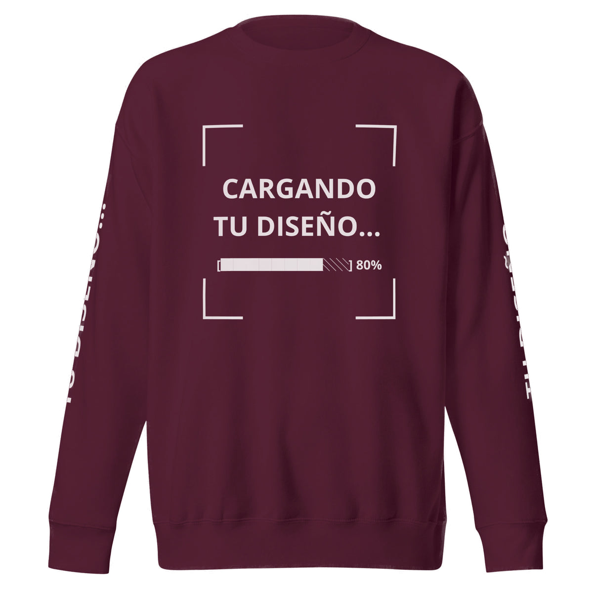 Sudadera Unisex Premium Corinto personalizado en Guatemala – BrandLab – vista frente