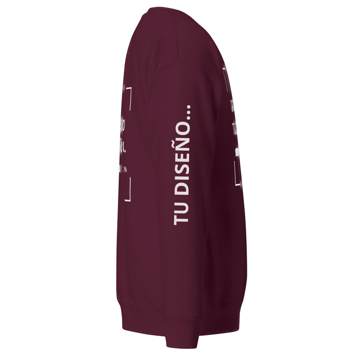 Sudadera Unisex Premium Corinto personalizado en Guatemala – BrandLab – vista lateral derecho