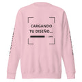 Sudadera Unisex Premium Rosa personalizada en Guatemala – BrandLab – vista frente