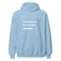 Sudadero Oversize con Capucha Celeste