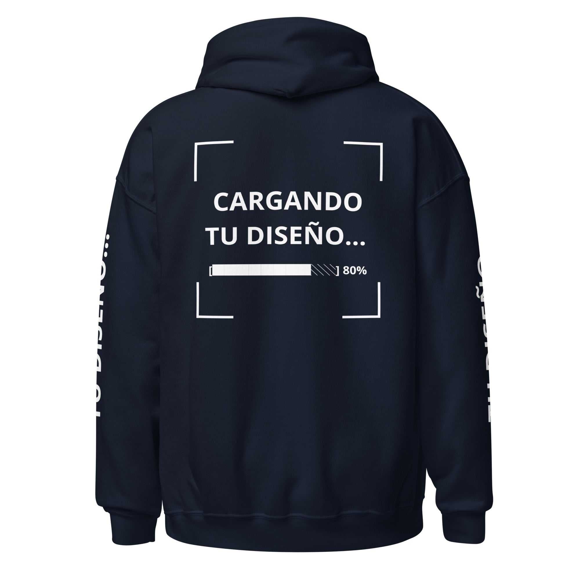 Sudadero Oversize con Capucha Azul