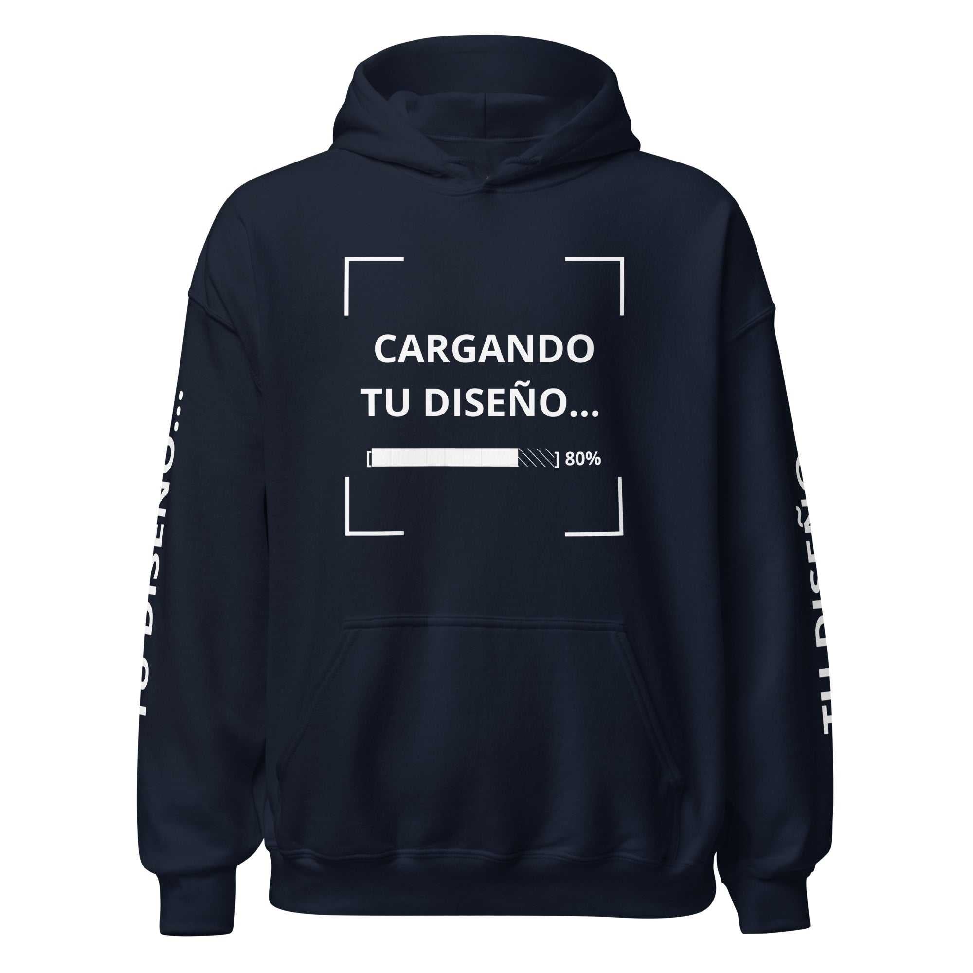Sudadero Oversize con Capucha Azul