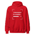 Sudadero Oversize con Capucha Rojo