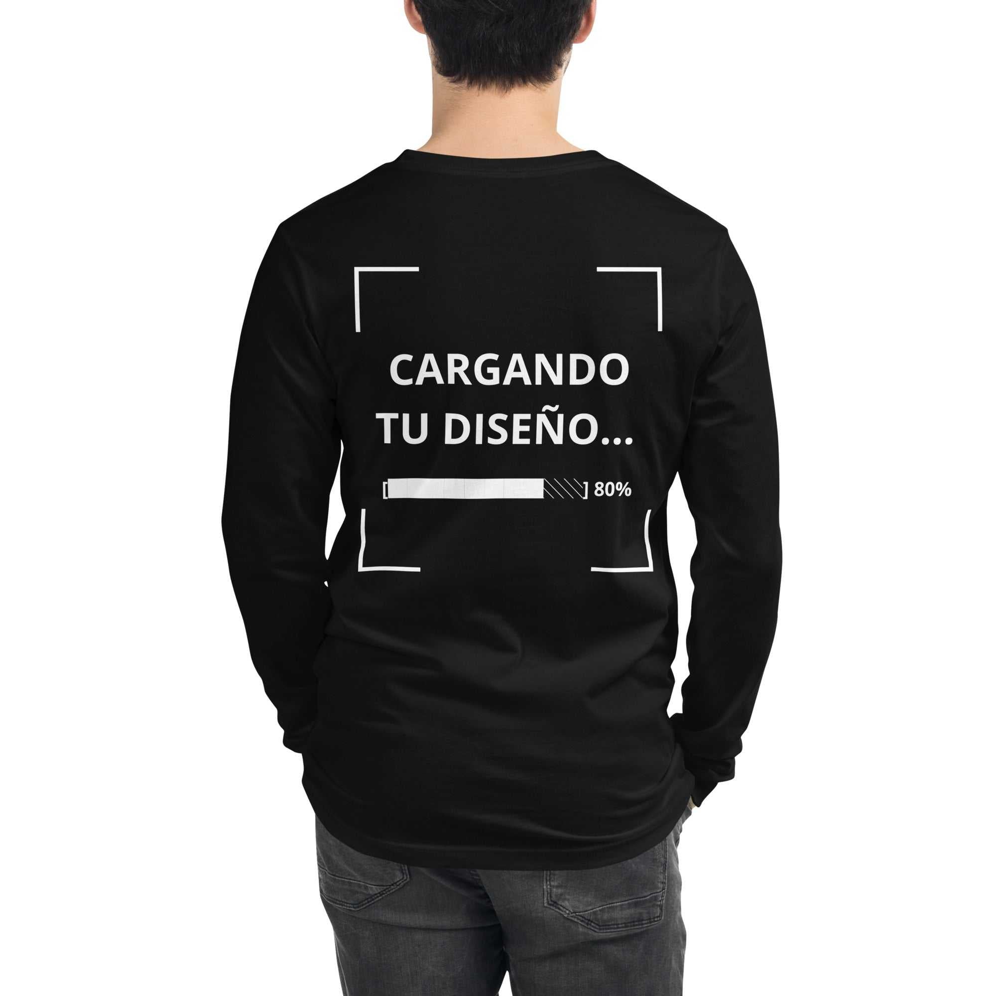 ropa personalizada para empresas en Guatemala - camiseta negra de manga larga unisex