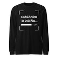 camiseta negra de manga larga personalizada con logo para empresas en Guatemala