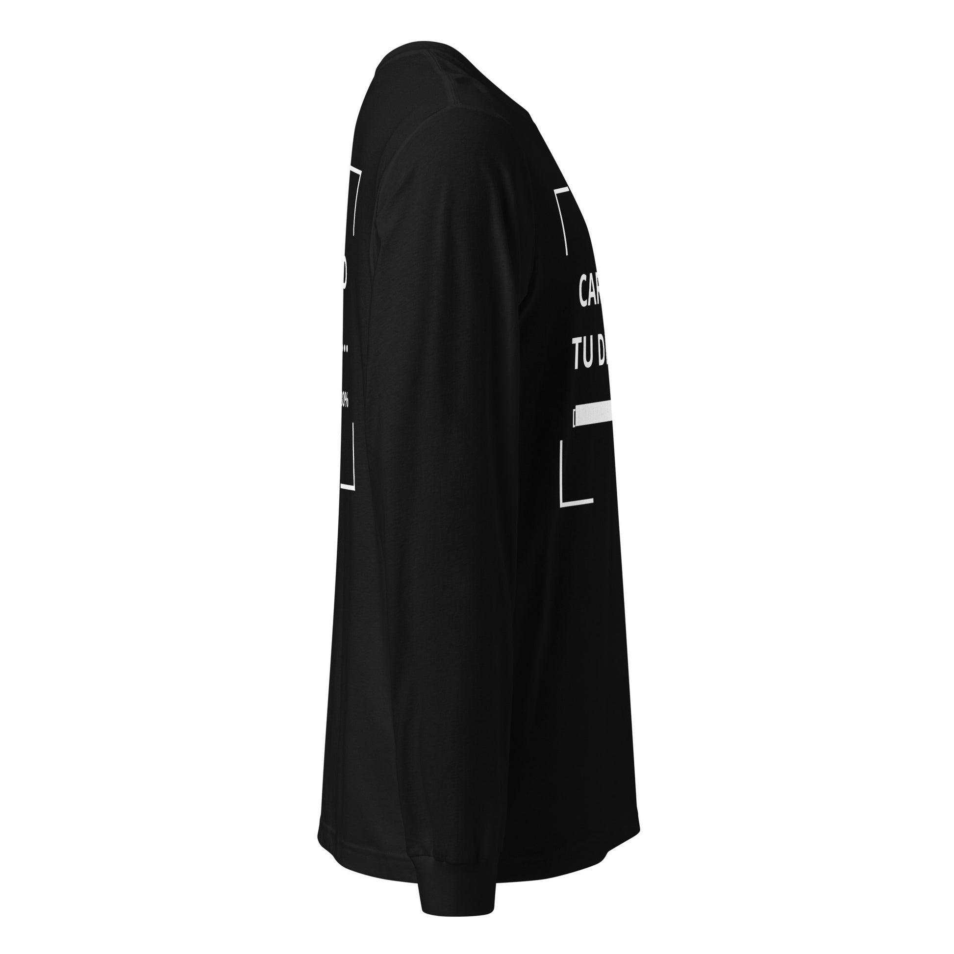 uniformes empresariales personalizados - camiseta negra de manga larga en Guatemala