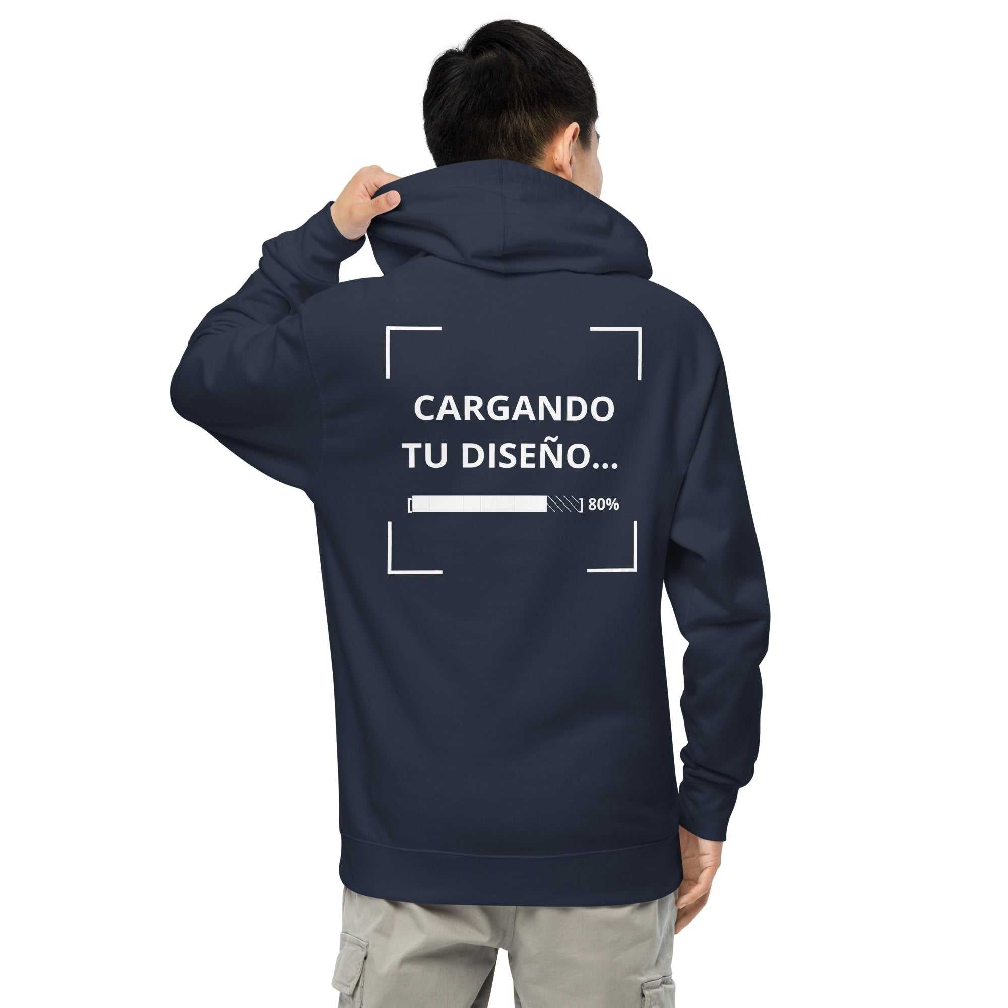 uniformes empresariales personalizados - sudadera azul marino de peso medio en Guatemala

