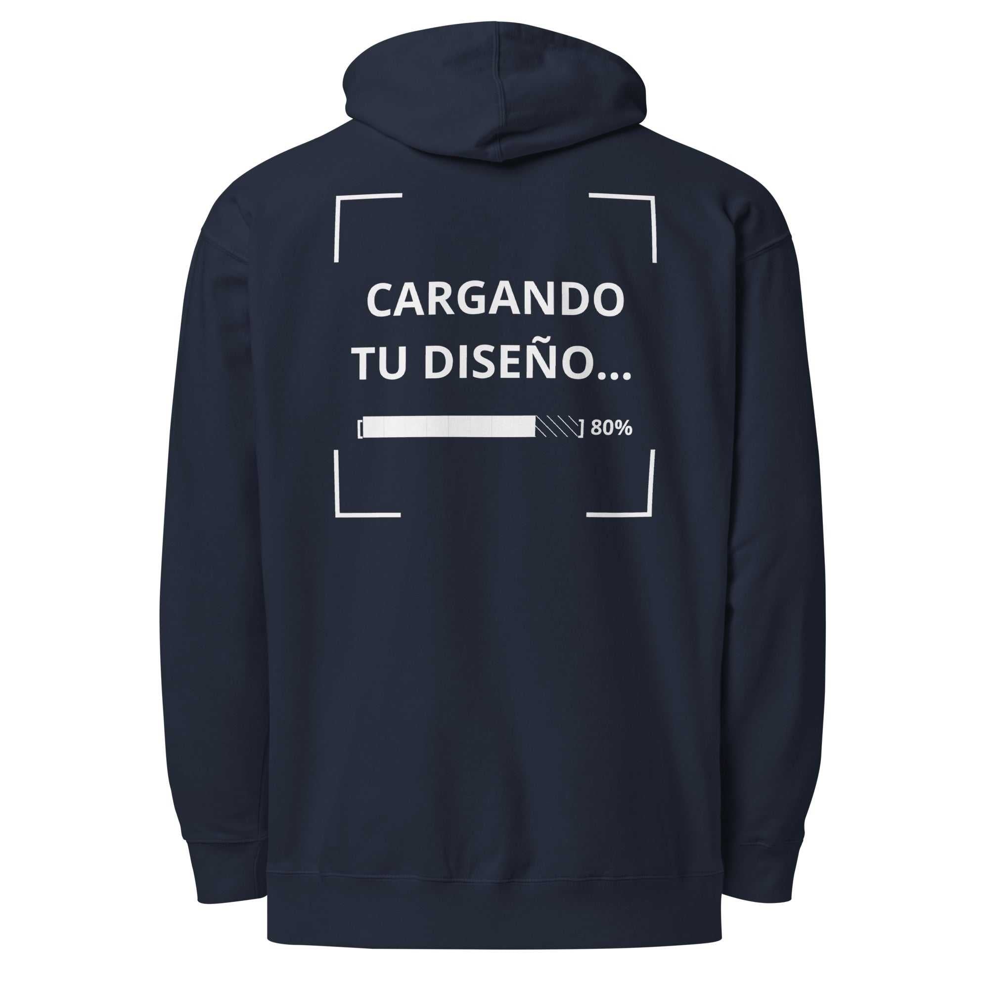 uniformes empresariales personalizados - sudadera azul marino de peso medio en Guatemala