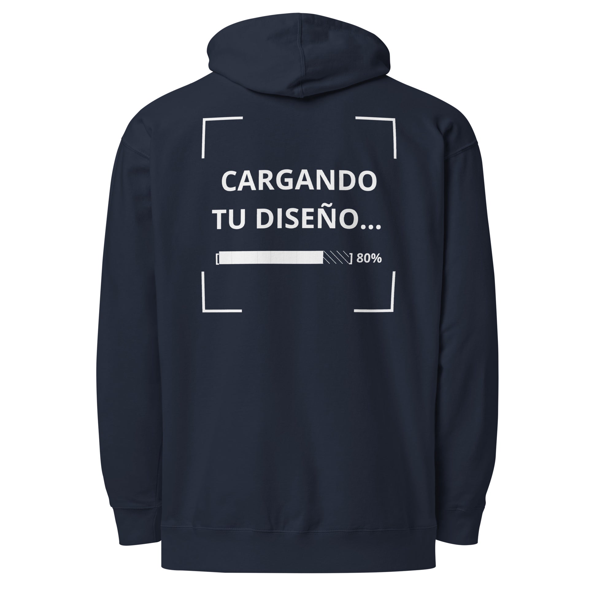 uniformes empresariales personalizados - sudadera azul marino de peso medio en Guatemala