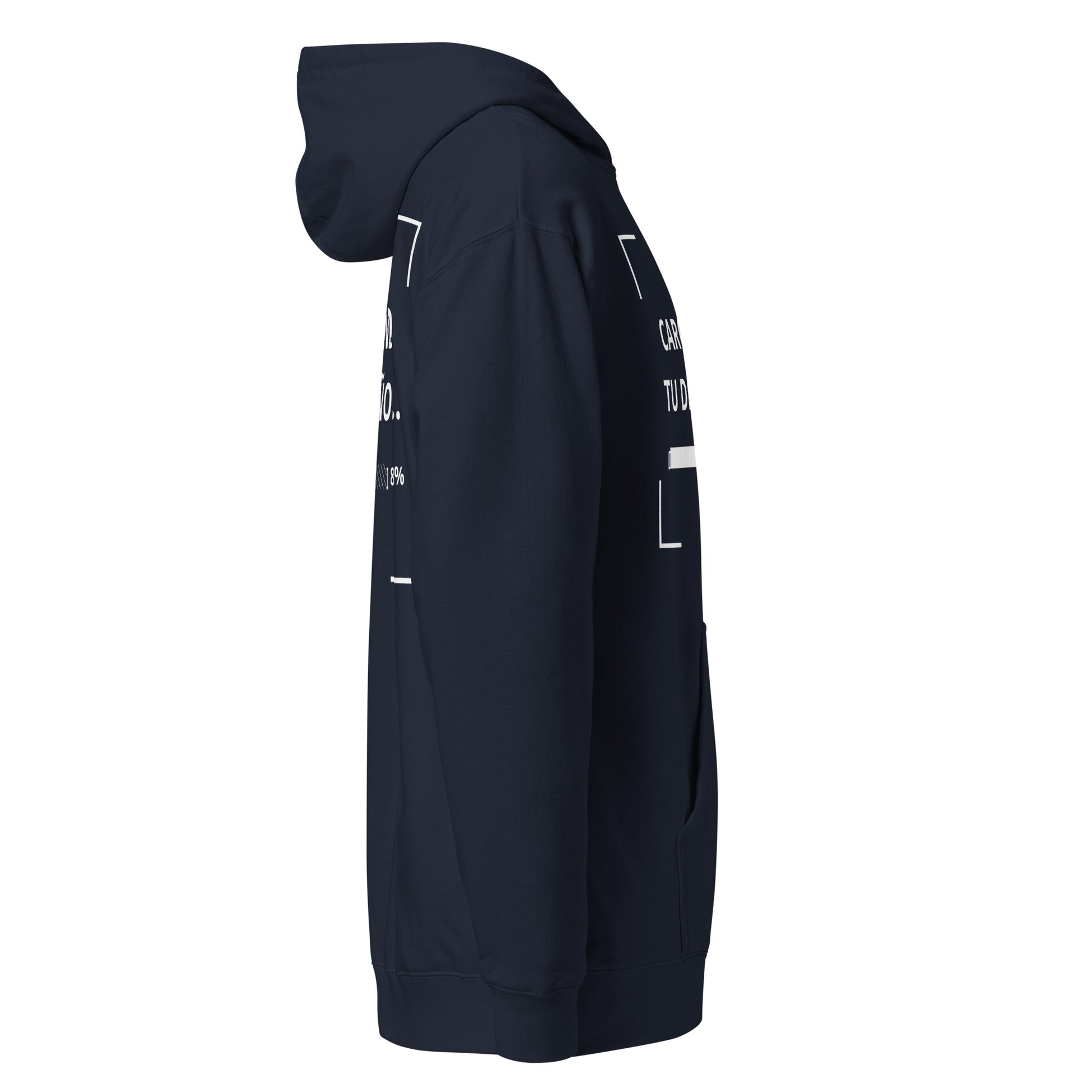 uniformes empresariales personalizados - sudadera azul marino de peso medio en Guatemala
