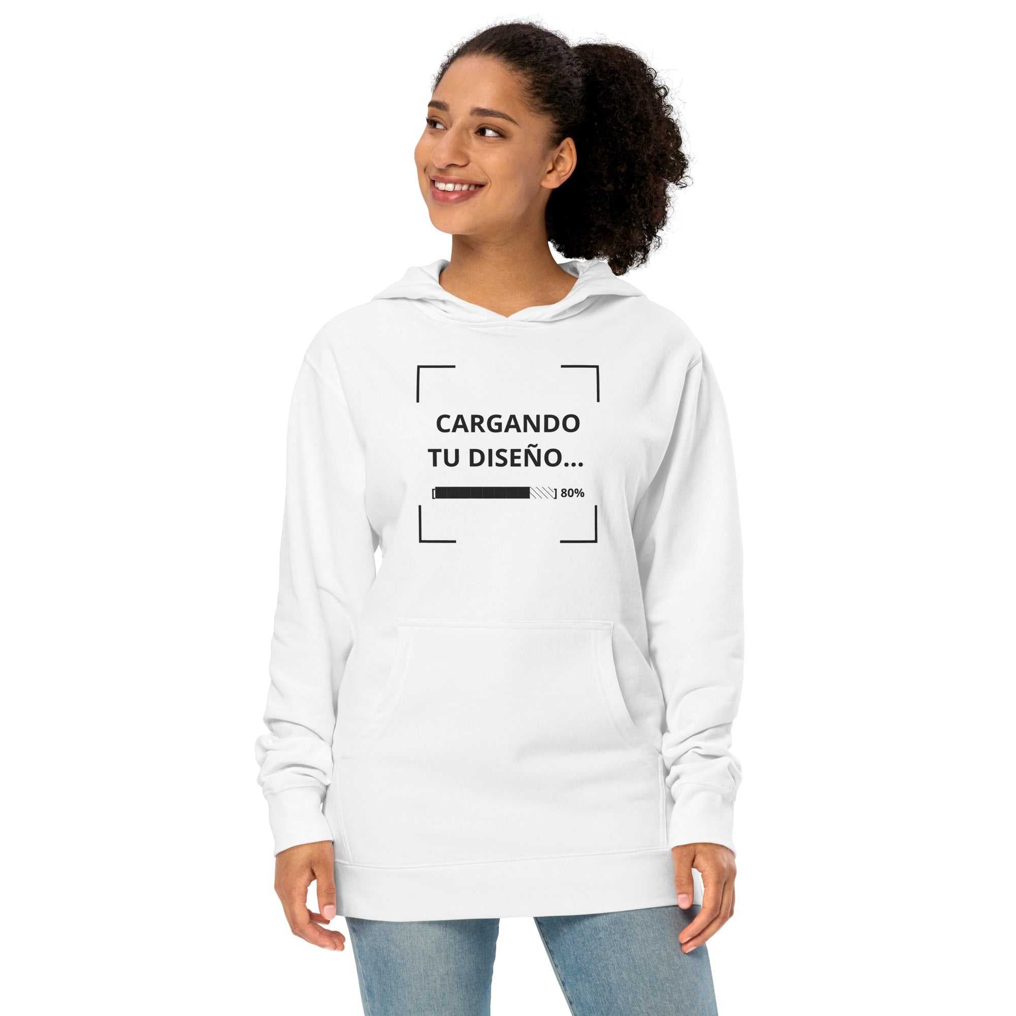 uniformes empresariales personalizados - sudadera blanca de peso medio en Guatemala