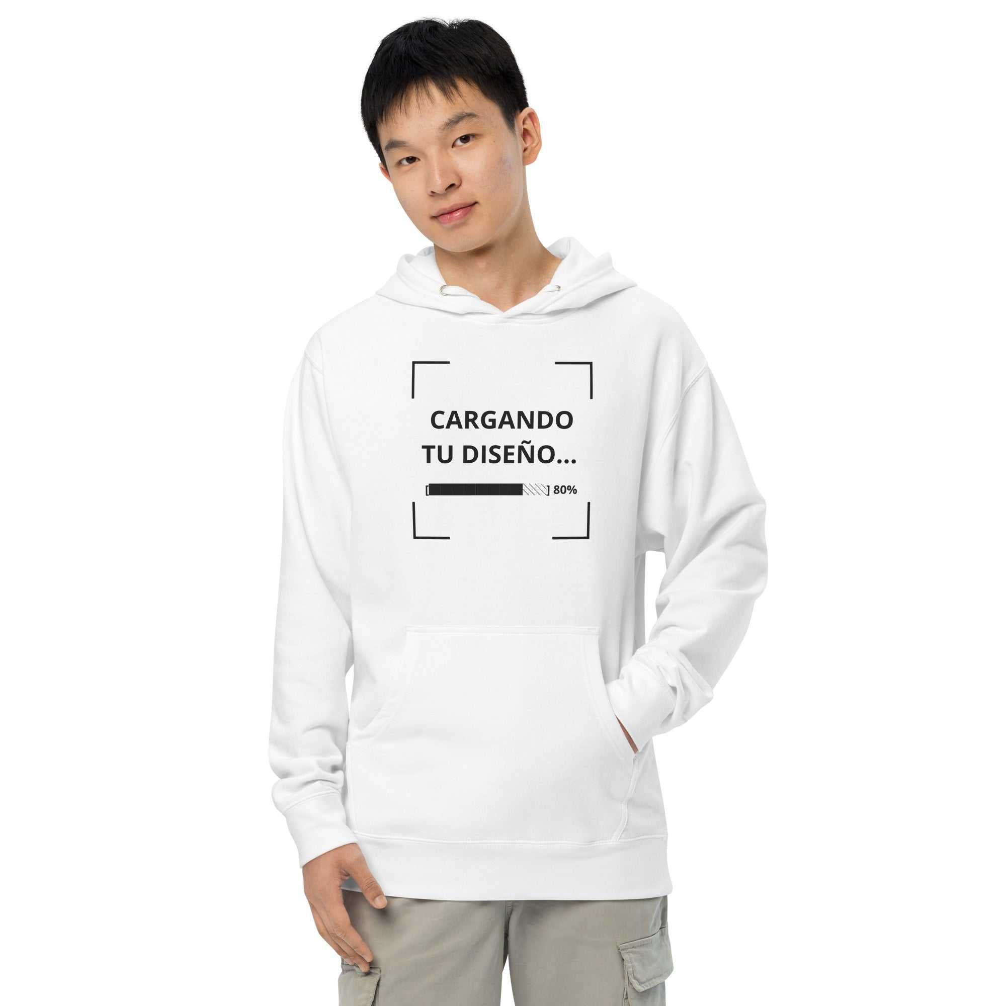 uniformes empresariales personalizados - sudadera blanca de peso medio en Guatemala