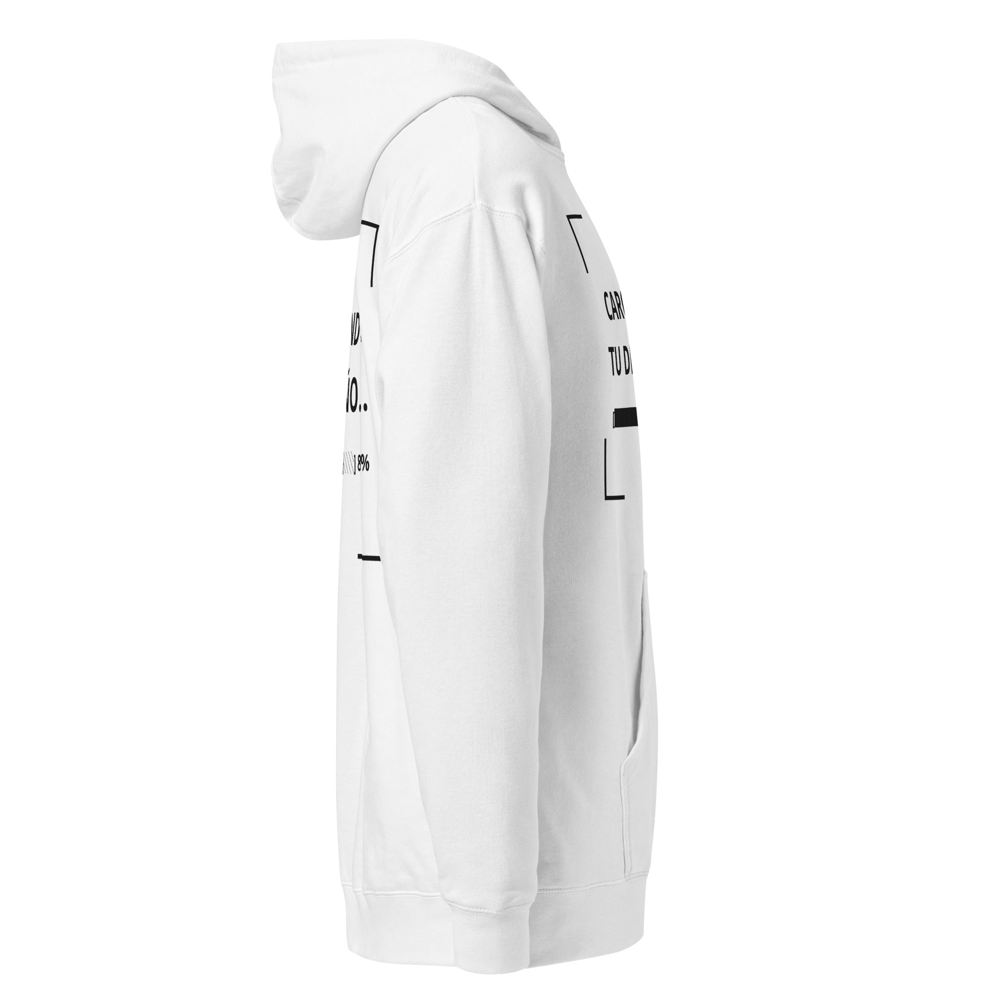 ropa personalizada para empresas en Guatemala - sudadera blanca unisex de peso medio