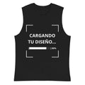 camiseta sin mangas negra personalizada con logo para empresas en Guatemala