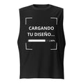 camiseta sin mangas negra personalizada con logo para empresas en Guatemala