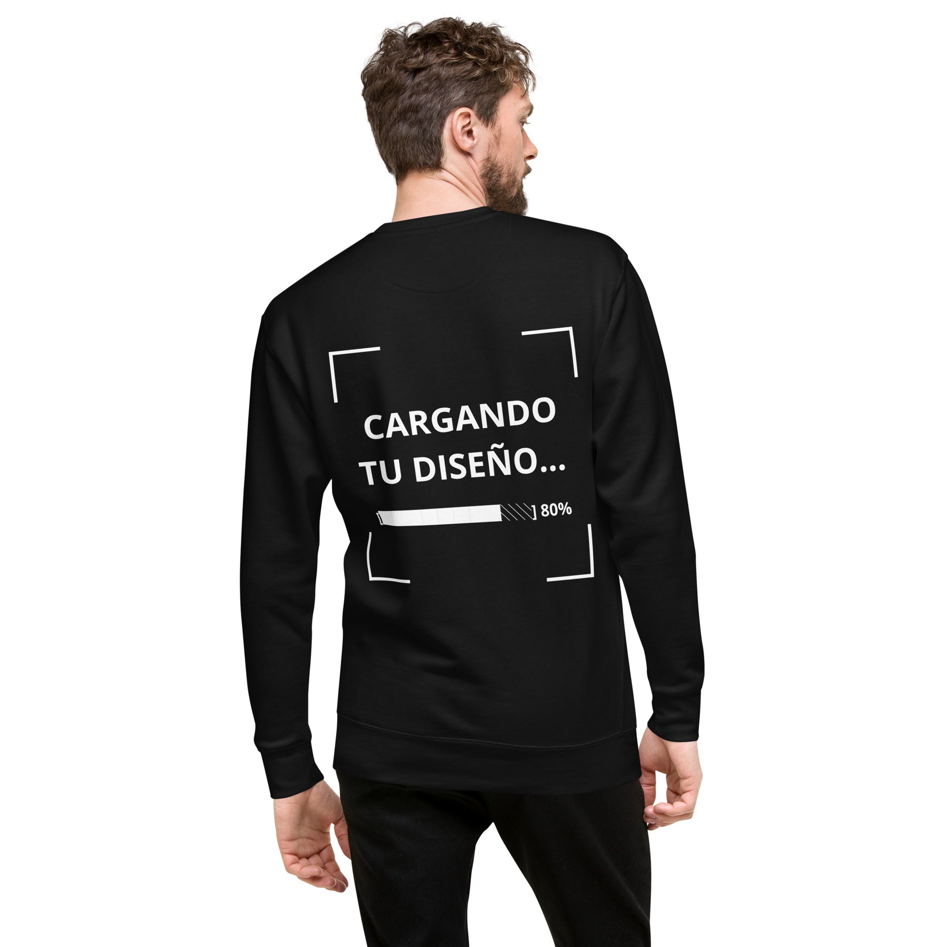 sudadera negra personalizada con logo para empresas en Guatemala