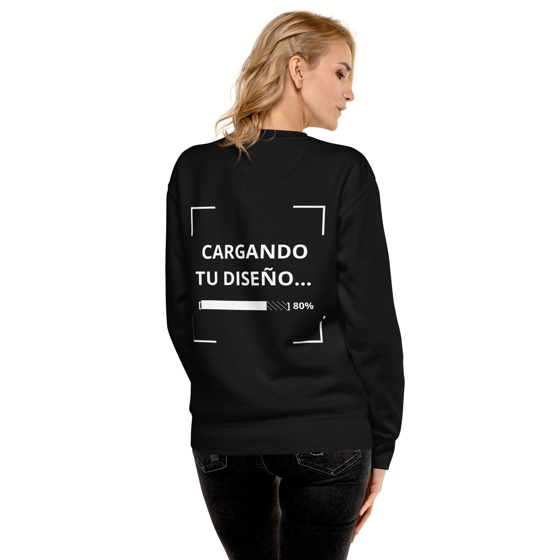 sudadera negra personalizada con logo para empresas en Guatemala