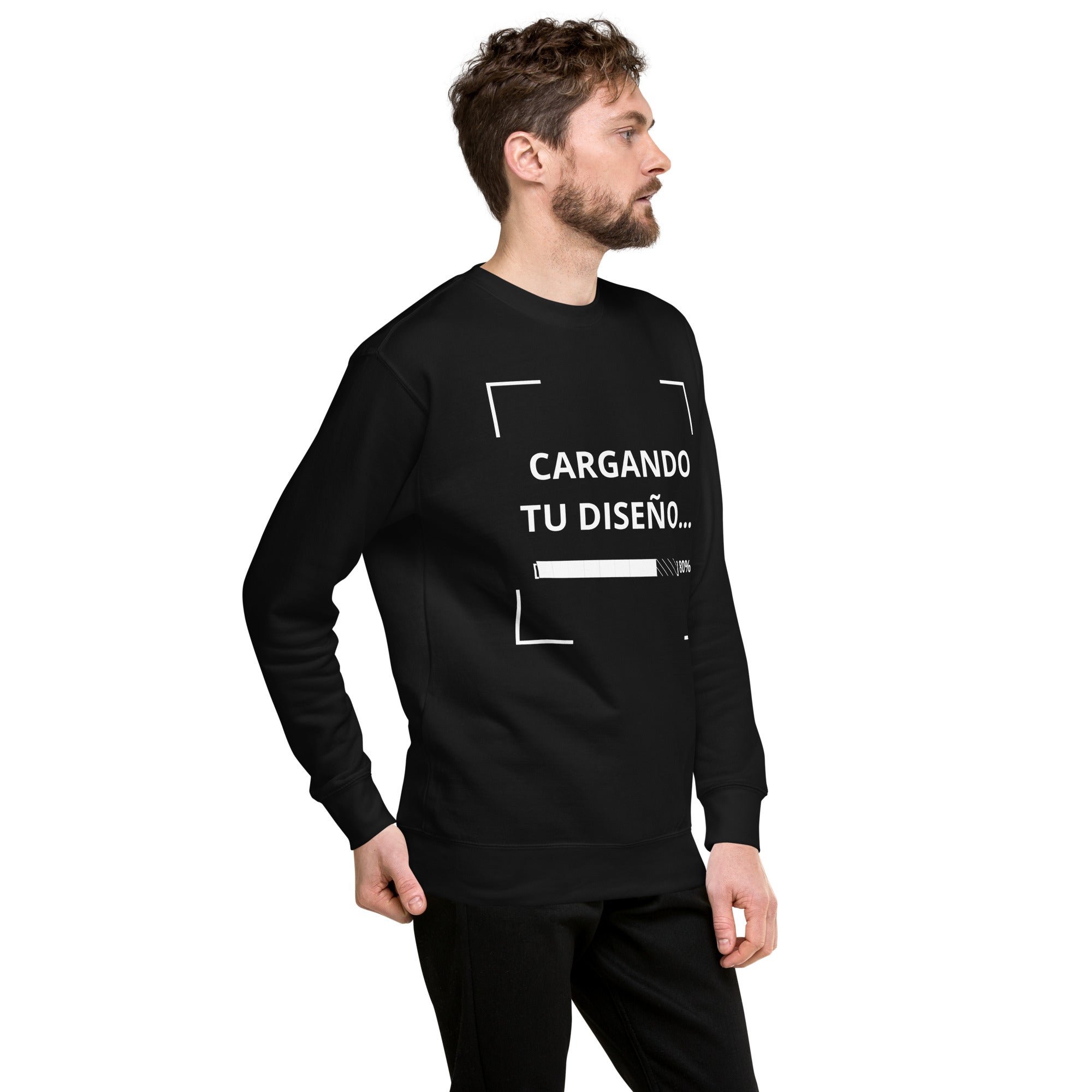 sudadera negra personalizada con logo para empresas en Guatemala