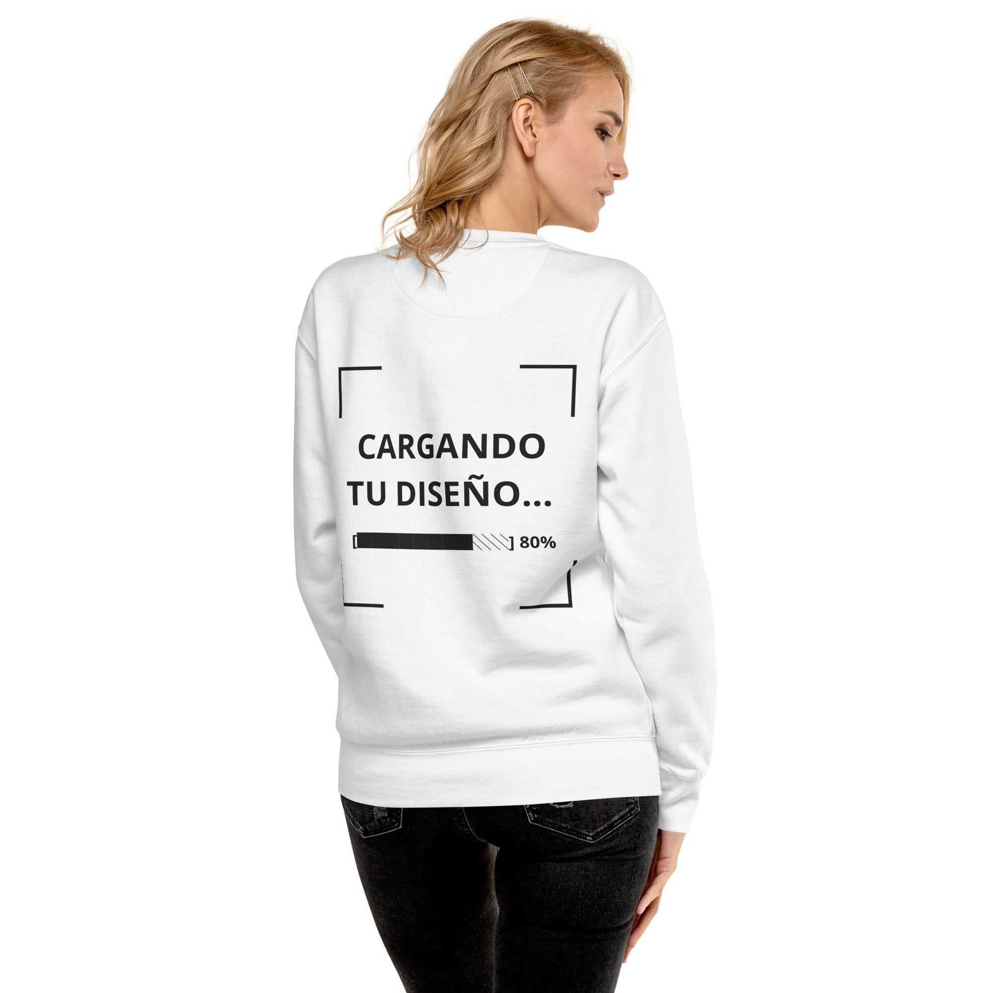 sudadera blanca personalizada con logo para empresas en Guatemala