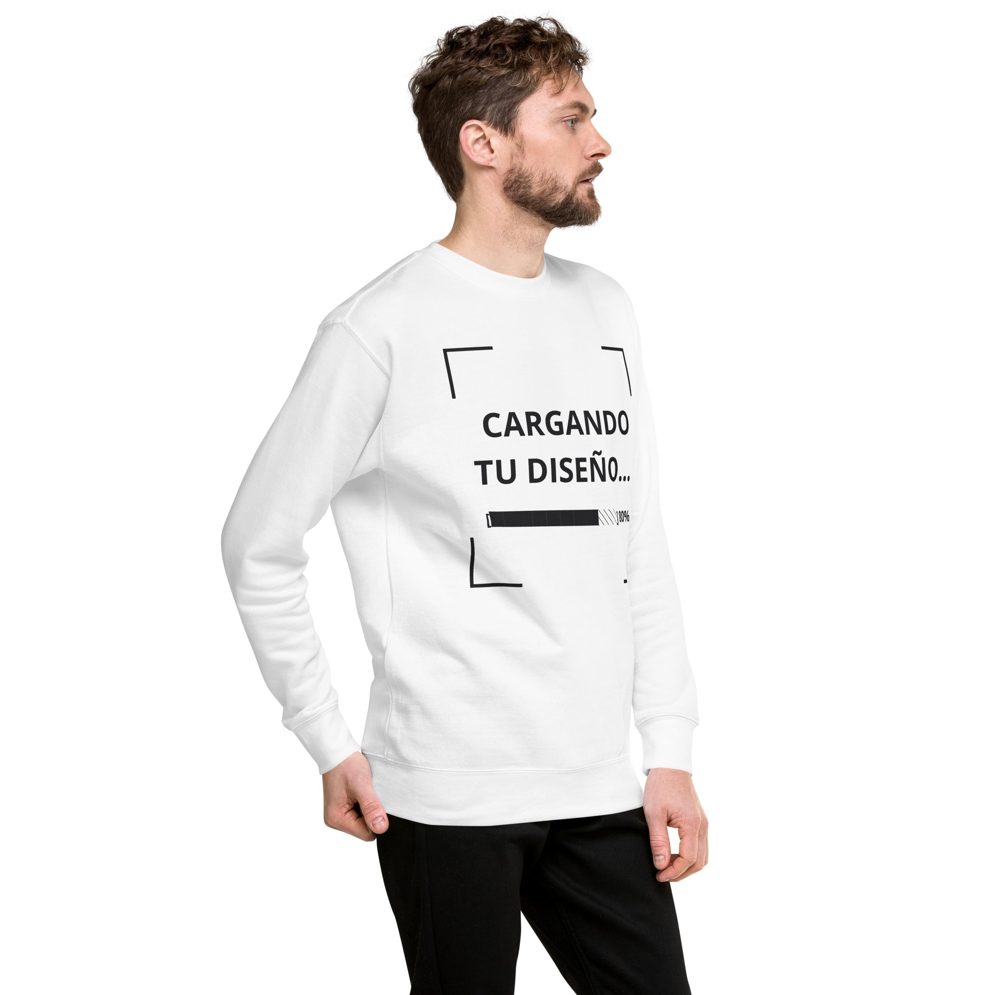 sudadera blanca personalizada con logo para empresas en Guatemala