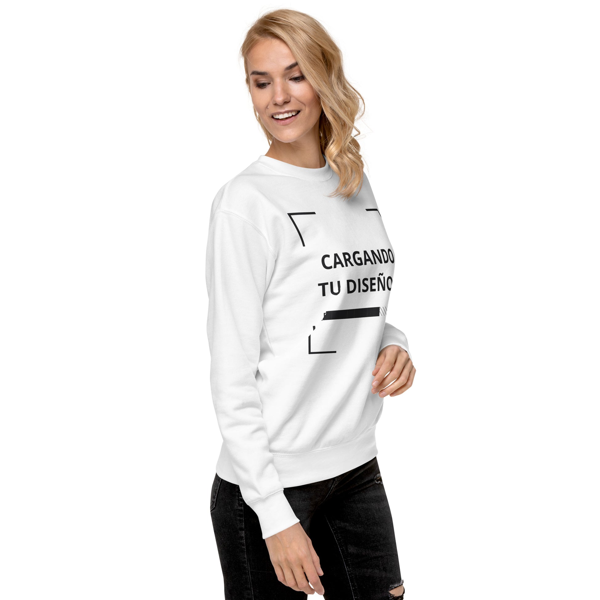 sudadera blanca personalizada con logo para empresas en Guatemala