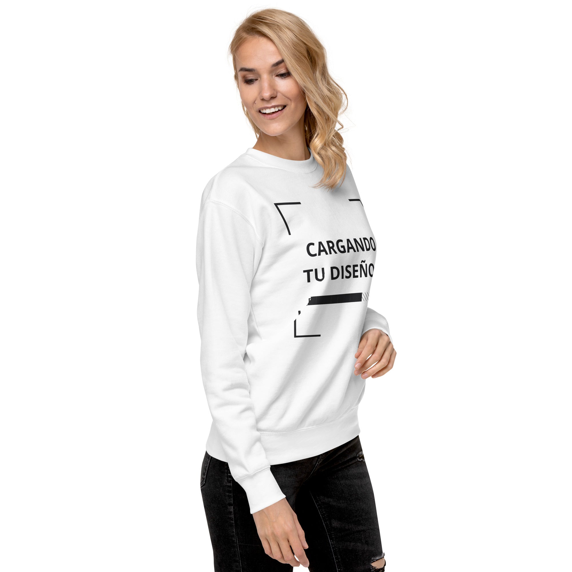 sudadera blanca personalizada con logo para empresas en Guatemala