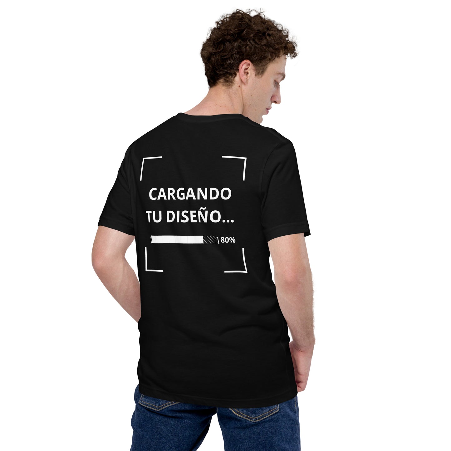 ropa personalizada para empresas en Guatemala - camiseta negra unisex