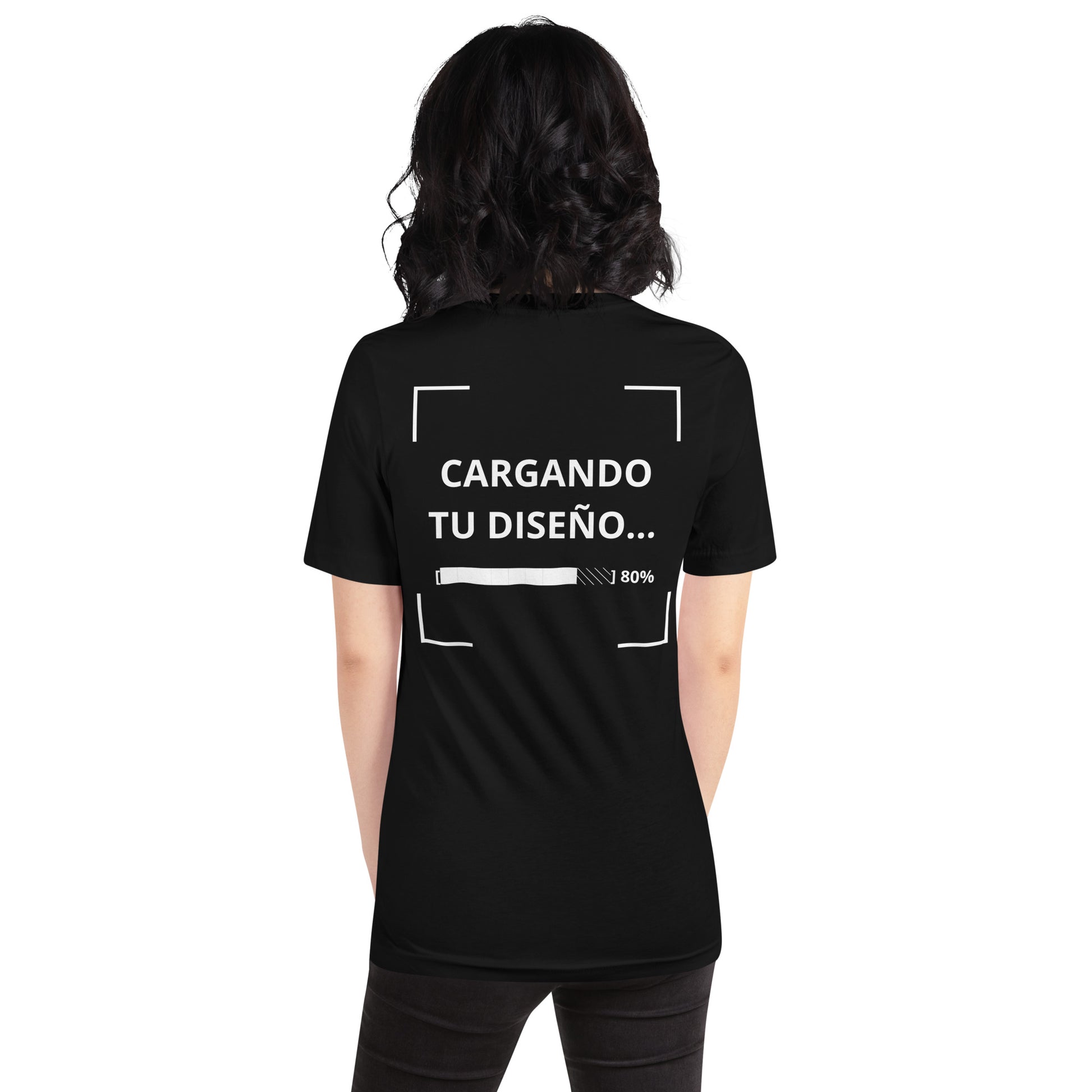 ropa personalizada para empresas en Guatemala - camiseta negra unisex
