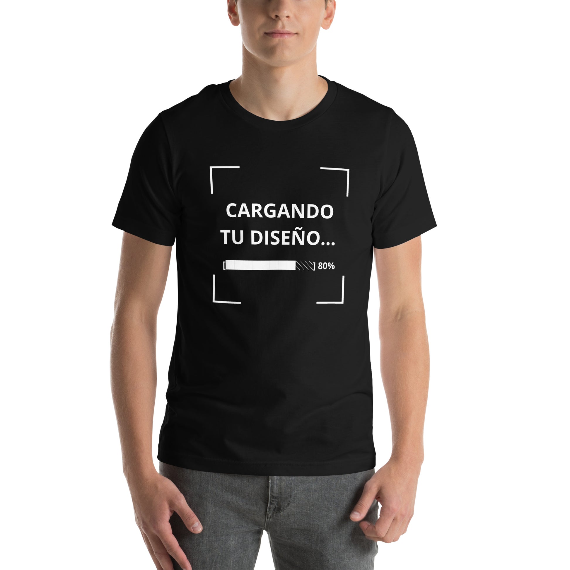 ropa personalizada para empresas en Guatemala - camiseta negra unisex
