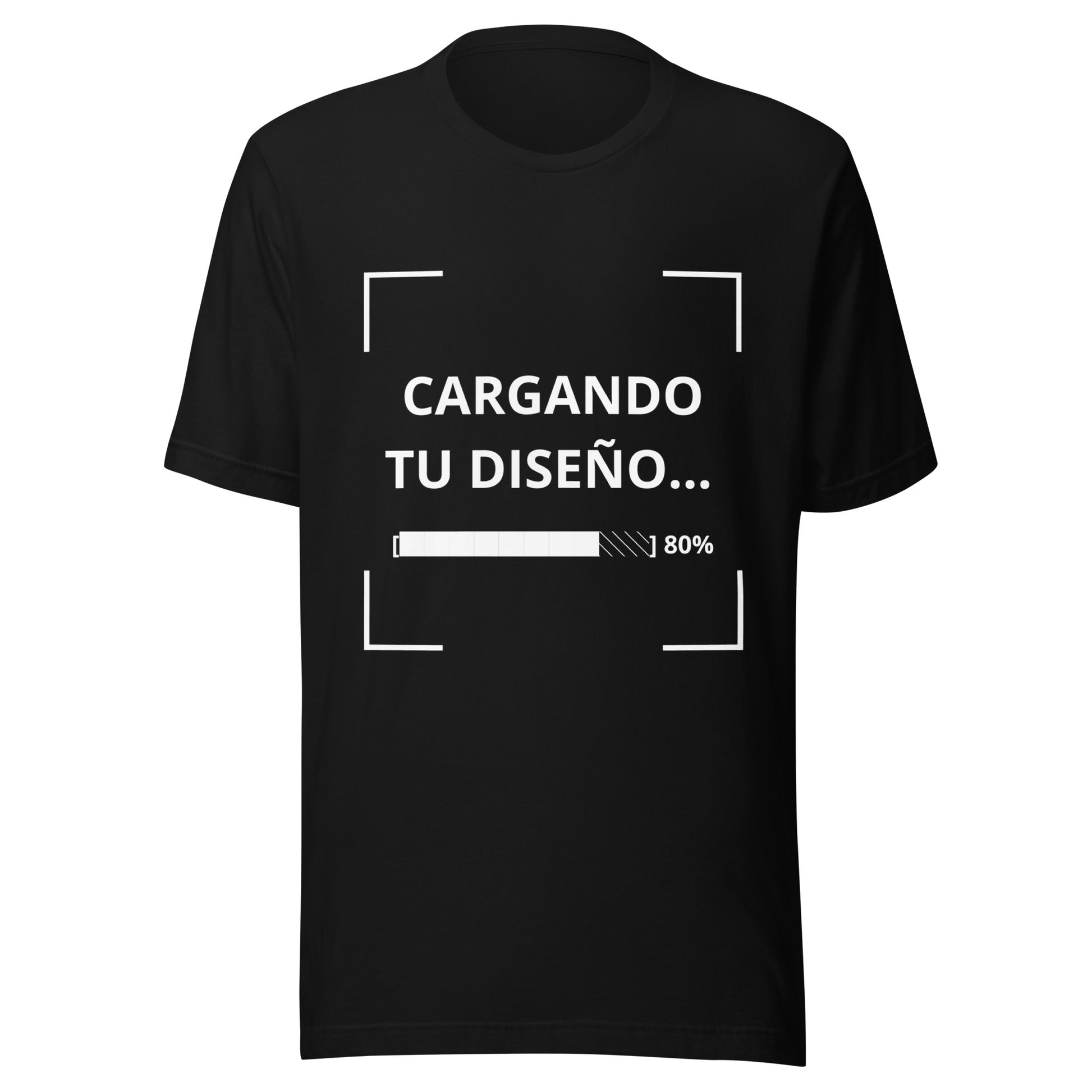 camiseta negra personalizada con logo para empresas en Guatemala