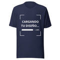 camiseta azul marino personalizada con logo para empresas en Guatemala