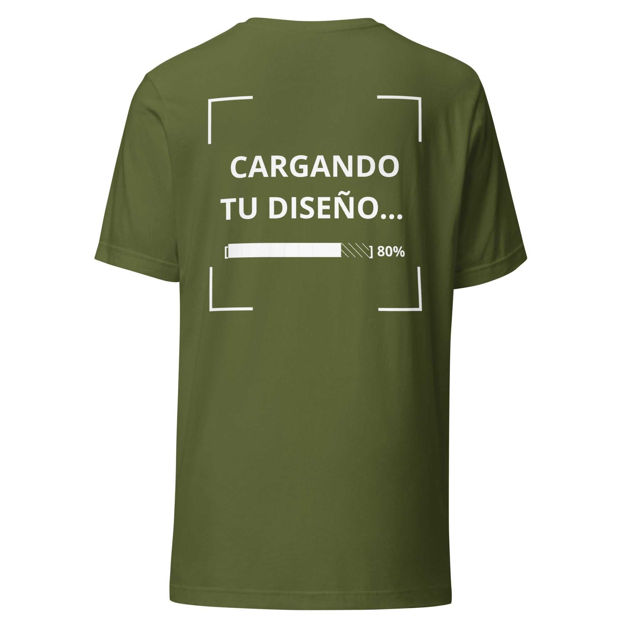 camiseta verde olivo personalizada con logo para empresas en Guatemala