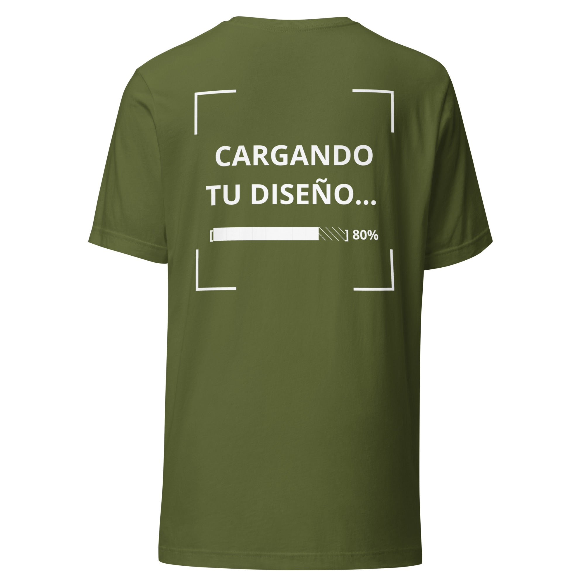 camiseta verde olivo personalizada con logo para empresas en Guatemala