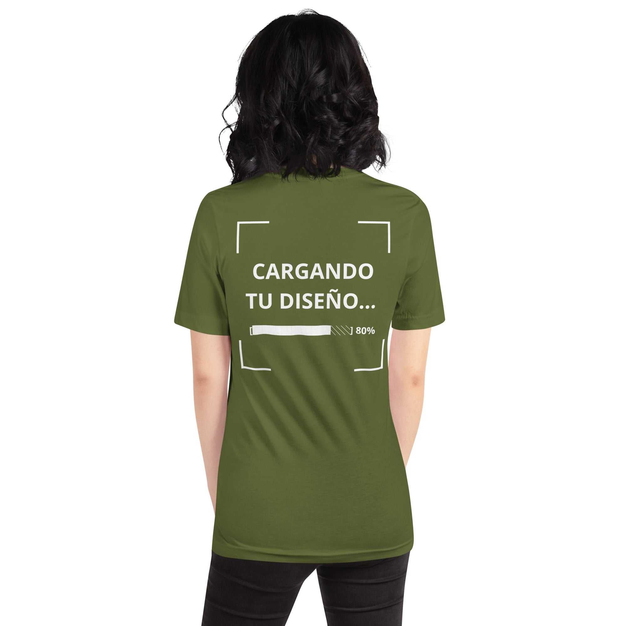 ropa personalizada para empresas en Guatemala - camiseta verde olivo unisex