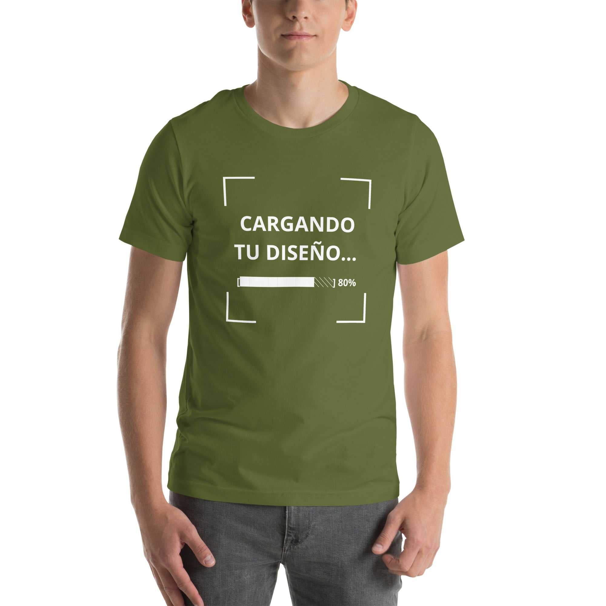 ropa personalizada para empresas en Guatemala - camiseta verde olivo unisex