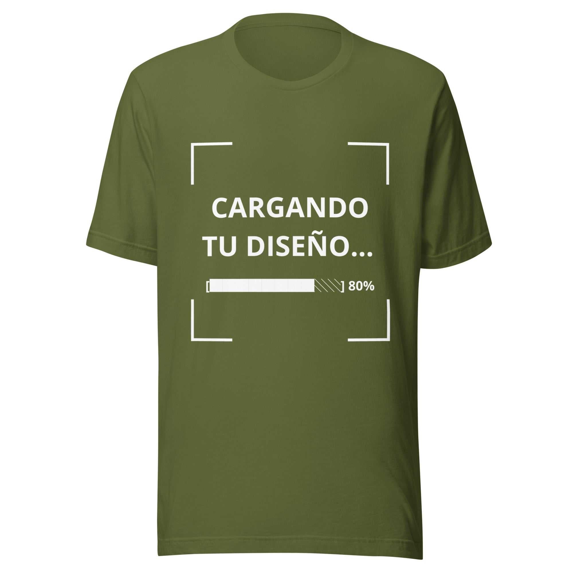 camiseta verde olivo personalizada con logo para empresas en Guatemala